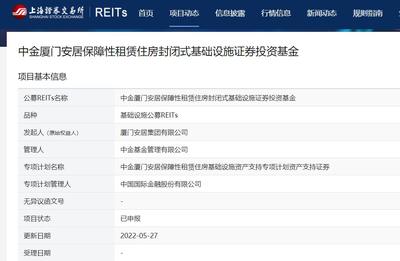 證監會、發改委聯手發布!保租房REITs正式起航,首批兩只已申報
